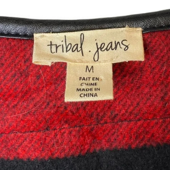 Tribal Jeans  Reversible Buffalo Plaid & Denim Jacket - Picture 13 of 13